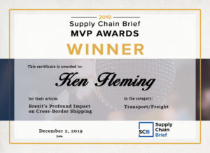 Certificate_KenFleming_2019 Supply Chain Brief MVP Brexit